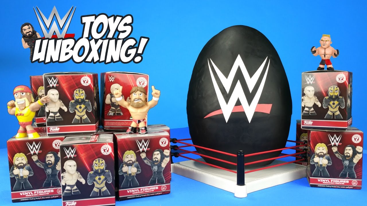 Wwe Toys Unboxing Hot Wheels Cars Superhero Play Doh Surprise Egg With Wwe Wrestling Toys Youtube