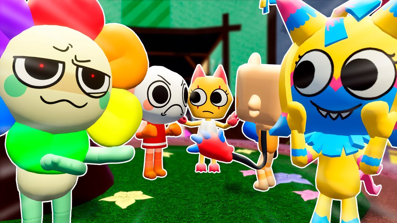 Yatta conheceu Goob, Shrimpo e Scraps em Dandys World VR!