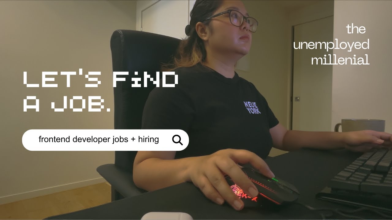 job search vlog | life of an unemployed frontend developer, initial interviews, final tech exam