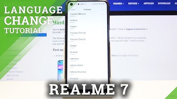 How to Change Language in REALME 7 – Language Settings