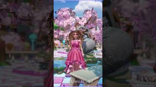 Cherry Blossom Plaza - Work in Progress Pt. 1 #DisneyDreamlightValley #DDLVDecor #CozyGamer