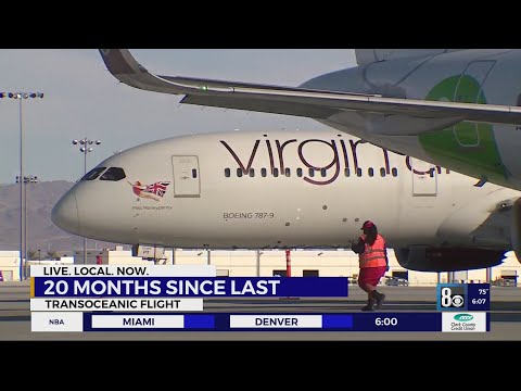 Video: Dab tsi dav hlau ua Virgin Atlantic siv rau Las Vegas los ntawm Manchester?