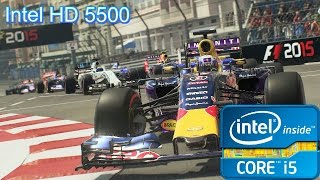 Intel i5, Intel HD 5500 [8 GB] F1 2015 Test