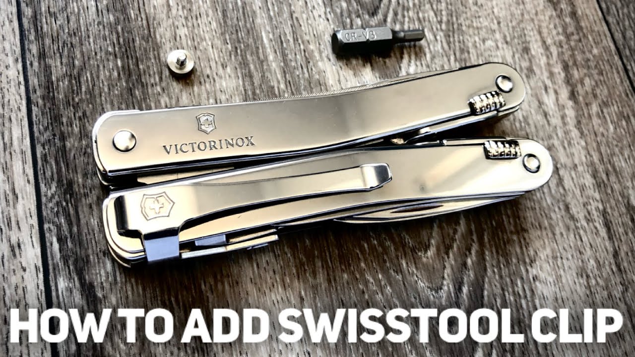 How to Add a Clip to Victorinox SwissTool Spirit   Very Easy