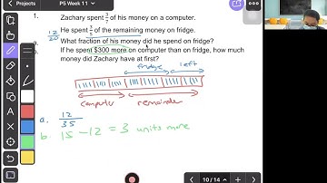 P5 Math Topic: Fractions Word Problems ( Part 2 )