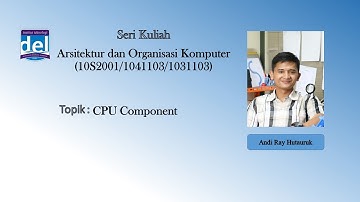 SK_Arsitektur dan Organisasi Komputer: CPU Component