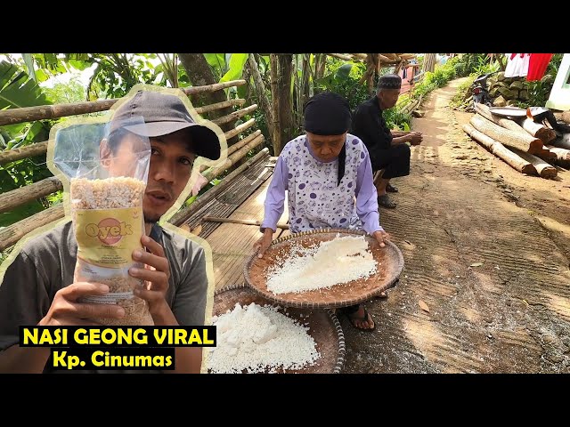 BERBURU NASI GEONG di KAMPUNG CINUMAS, Nostalgia Jaman Susah Beras Dulu!😭 class=