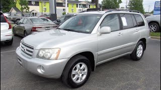 *SOLD* 2003 Toyota Highlander FWD Walkaround, Start up, Tour and Overview