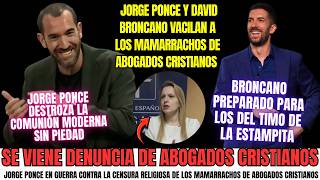 Jorge Ponce rompe el silencio frente a los abogados cristianos y los despelleja