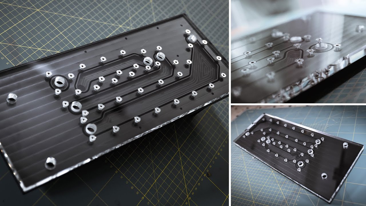 CNC Machining an Acetal and Acrylic Distro Plate for the Evolv X | bit-tech Modding