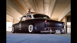 bagged Volvo Amazon - swedish gangsta sled