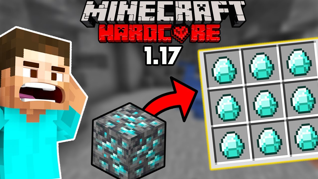 Found Diamonds in 1.17 Minecraft Hardcore - YouTube