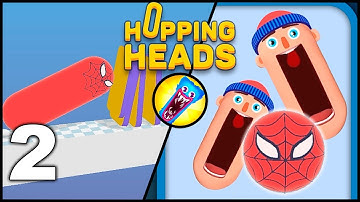 😁 Hopping Heads: Scream & Shout 👩🏻‍🦲 Gameplay Walkthrough - Level 2 (IOS, Android)