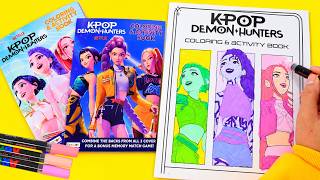 KPop Demon Hunters Coloring and Activity Books