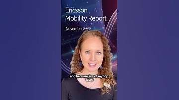 The Future of Connectivity: Insights from Ericsson Mobility Report #5G #6G