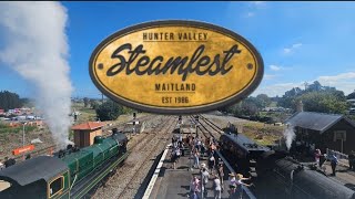 Hunter Valley Steamfest 2024 - Great Train Race