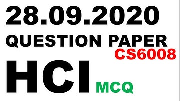 CS6008  | MCQ | HCI |cs6008 mcq questions | cs6008 human computer interaction in tamil | CHROME TECH