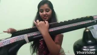 Video thumbnail of "Ed Sheeran | Shape Of You | Veena Cover | Divya chandrika"