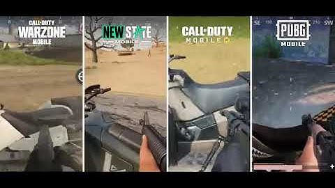 Project BloodStrike VS Warzone Mobile VS New State Mobile VS Call of Duty Mobile VS PUBG Mobile