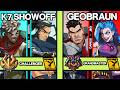 2XKO ▰ K7 SHOWOFF (Yasuo-Ekko) vs GEOBRAUN (Darius-Jinx) ▰ 2XKO Pro Replays