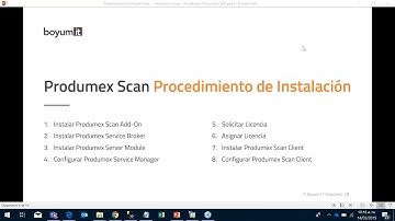 Prepare su propio ambiente demo de Produmex Scan, fácil y rápido