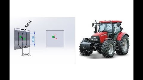 Solidworks 2019 ile Traktör Dizaynı Projesi - 15 (Kaldırma Kolu - 1.Video)