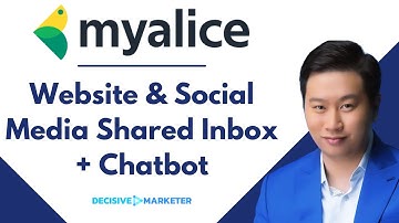 MyAlice Review - Website Live Chat & Social Media Shared Inbox with Chatbot + Ticketing Helpdesk