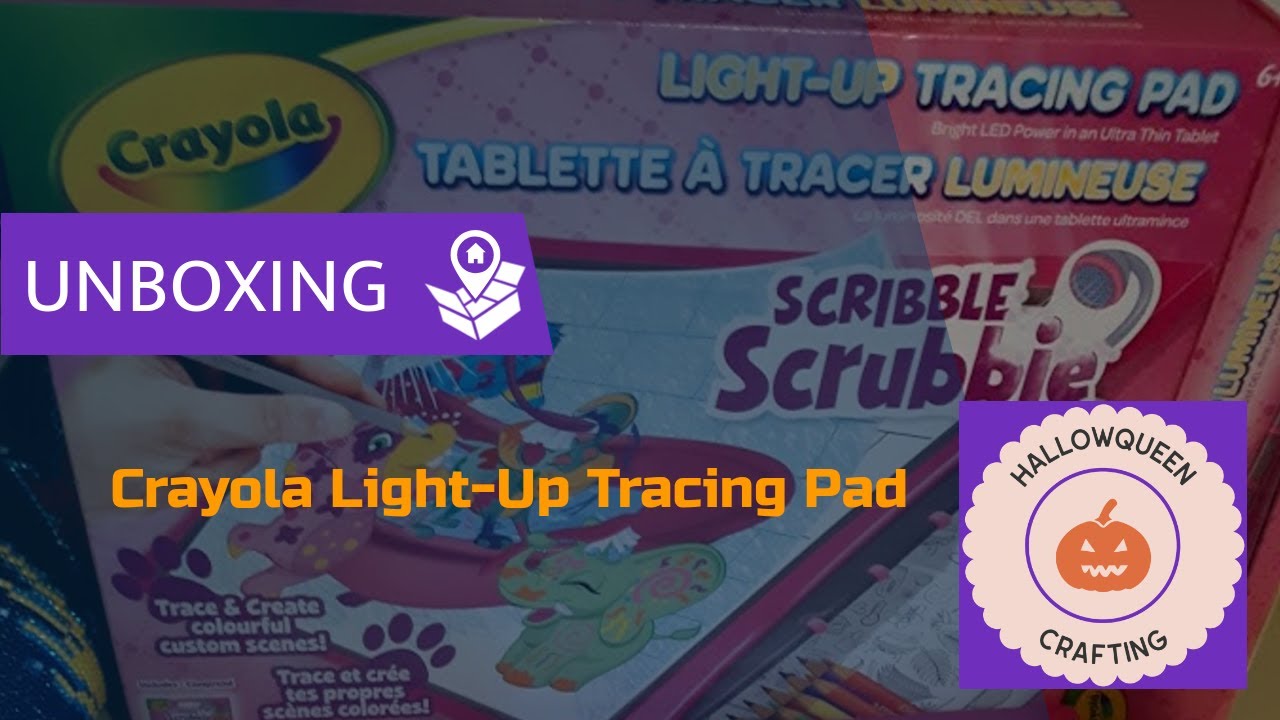 Unboxing & Learn to draw How To Kids Crayola Light Up Tracing Pad! 