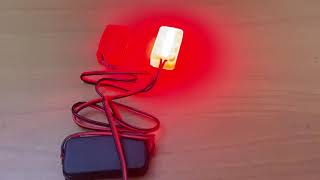 超小型LEDストロボライト　赤