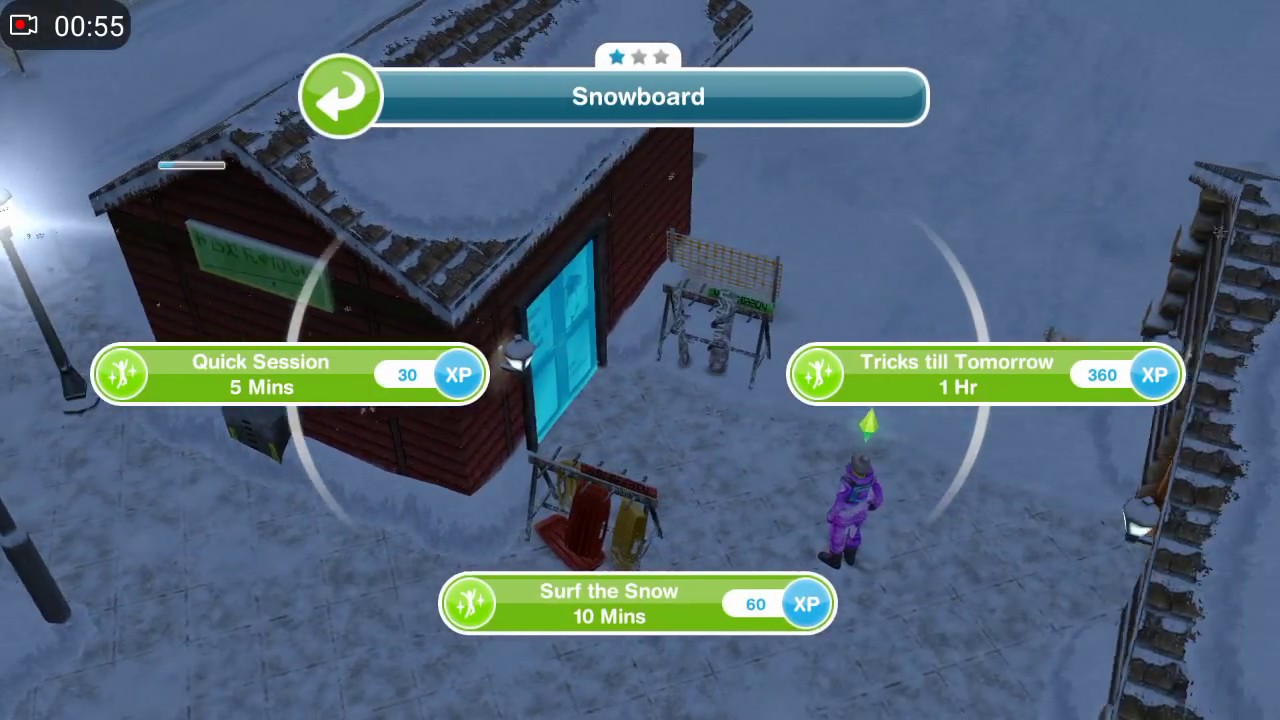 Sims Freeplay Snowboard And Toboggan Youtube in How To Snowboard Sims Freeplay