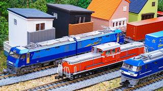 New❗🚅 Ship Model  EH200 “Blue Thunder” Electric Locomotive, JR Class DD51 Diesel Locomotive Unboxing