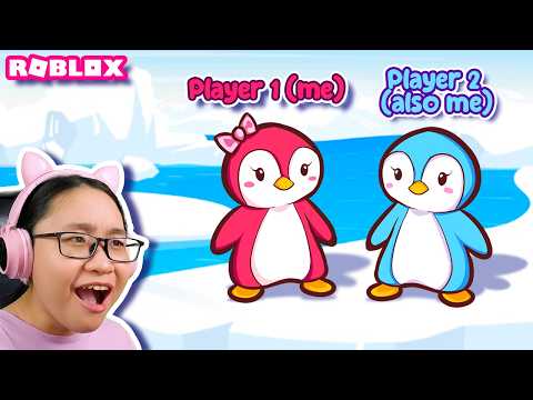 Waddle Two Player Obby Except I'm Playing with ANOTHER ME!!! | Roblox | Waddle Two Player Obby