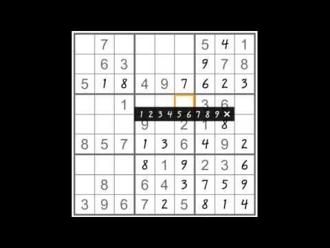 Sudoku прохождение