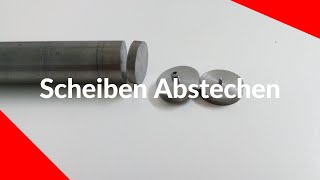 CNC Programmierung lernen | Scheiben ABSTECHEN | Siemens Sinumerik 808d