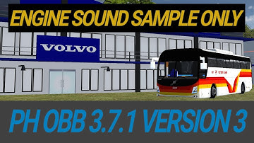 3.7.1 PH OBB VERSION 3 SAMPLE ENGINE SOUND ONLY | BUS SIMULATOR INDONESIA