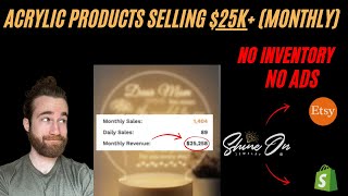 Pod Products Selling 25K Monthly Acrylic Art - Successful Print On Demand For Etsy And Shopify