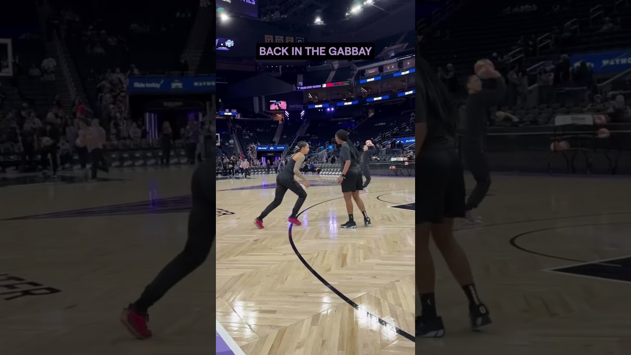 Back In The Gabbay 🌟 #goldenstatevalkyries #shorts #wnba #gabbywilliams