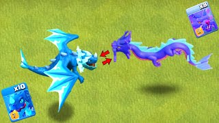 Azure Dragon Vs Electro Dragon - Clash of clans