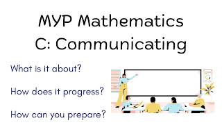 MYP Maths Criterion C Overview