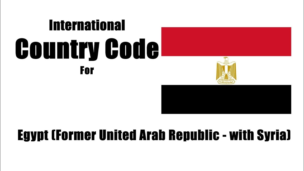 Egypt country code 3 letter? Egypt Country Code YouTube
