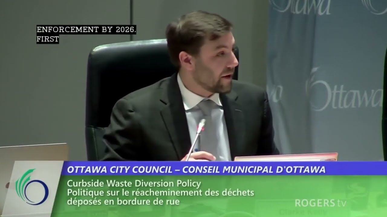 City Council Meeting: Councillor Kelly Speaks Against Curbside Waste Diversion Proposals