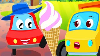 I Am Hot Season Song | Weather Song For Kids | Little Red Car Nursery Rhymes | Zoo Song