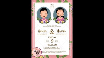 Creative Wedding Invitations || Wedding Invitation Video 2023