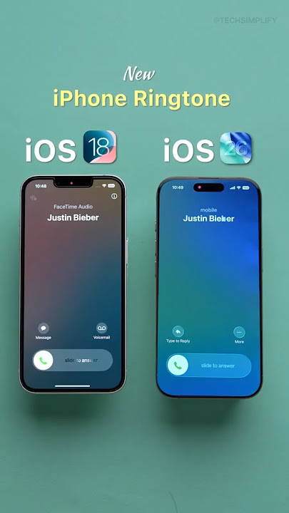 iPhone iOS 26 vs iOS 18 Ringtone Comparison (All New Sounds!)