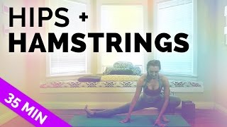 Yoga for Tight Hips And Hamstrings (35 mins) All levels!