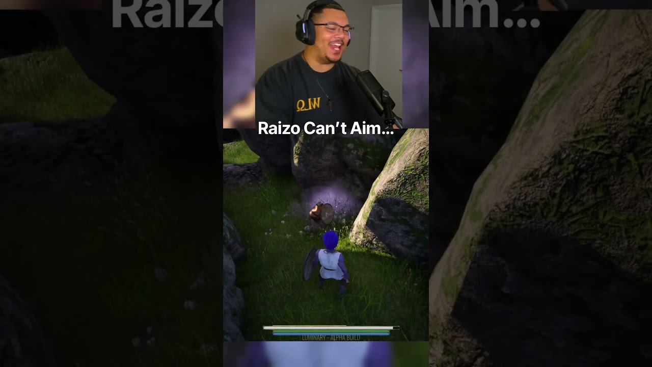 Can't Aim? Blame the Controller! Luminary #shorts #gaming #funny