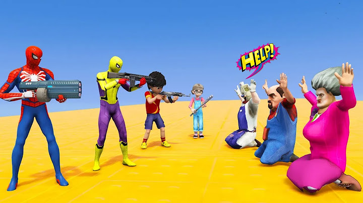 Scary Teacher 3D: Shiva with Tani and Spiderman's Team Attacked on Poor Miss T and Kidnap - Revenge!