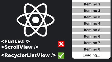 #1 - Recycler List VIew - React Native