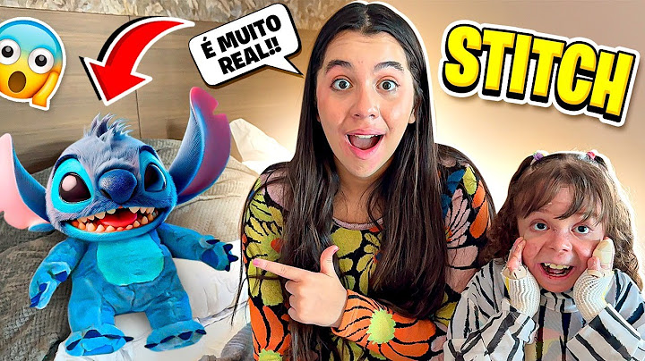 O STITCH REALISTA INVADIU A NOSSA CASA! Ele fala de verdade!