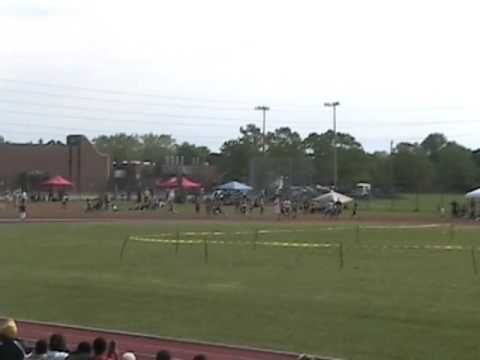 2010 OFSAA South Regional Senior Girls 4x100m Timed Finals Heat 1 5-28-10